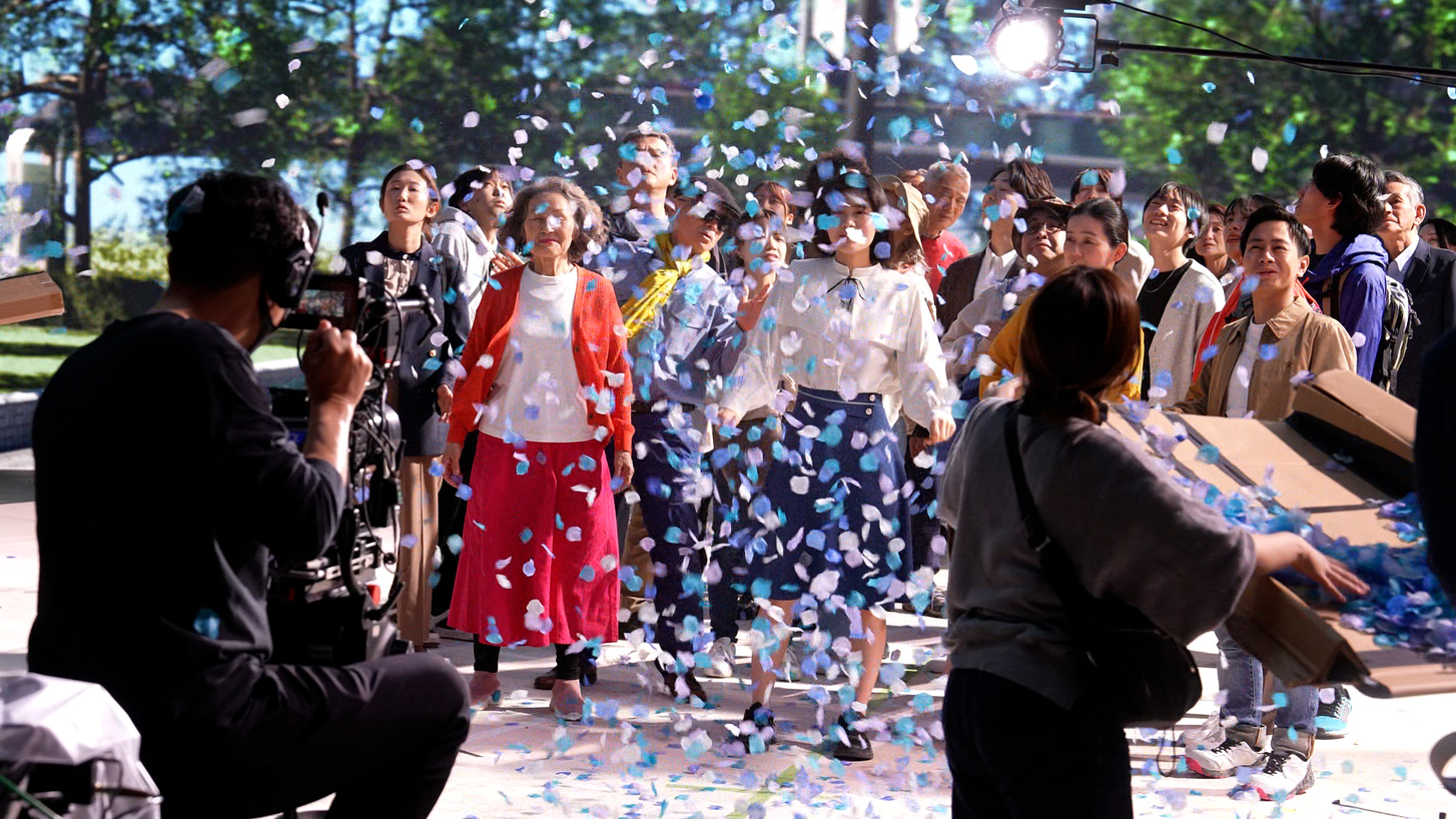 CM撮影の裏側画像