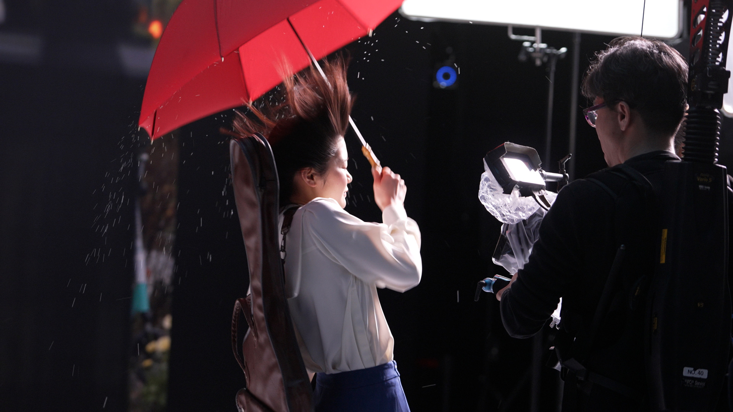 CM撮影の裏側画像