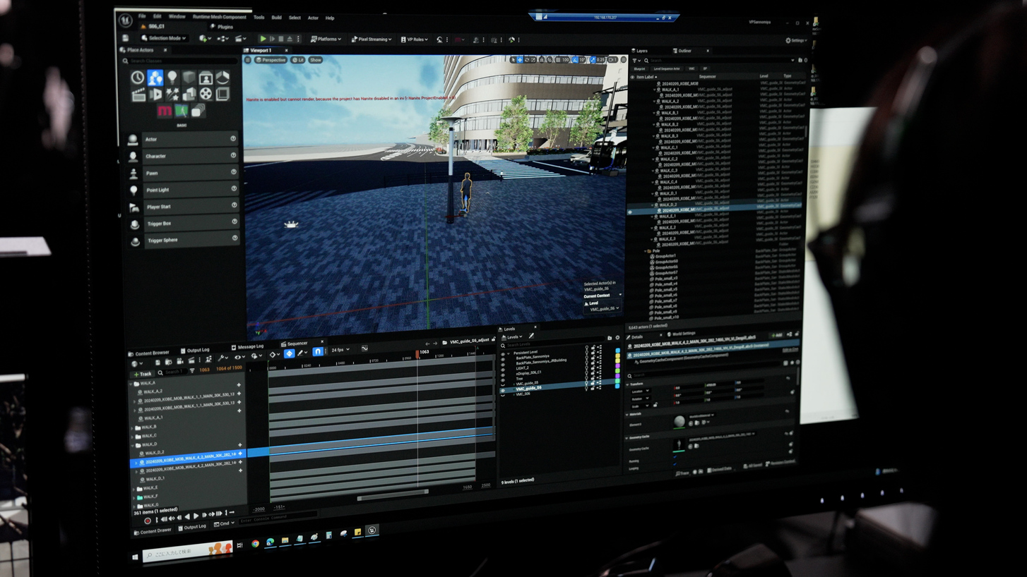 CM撮影の裏側画像