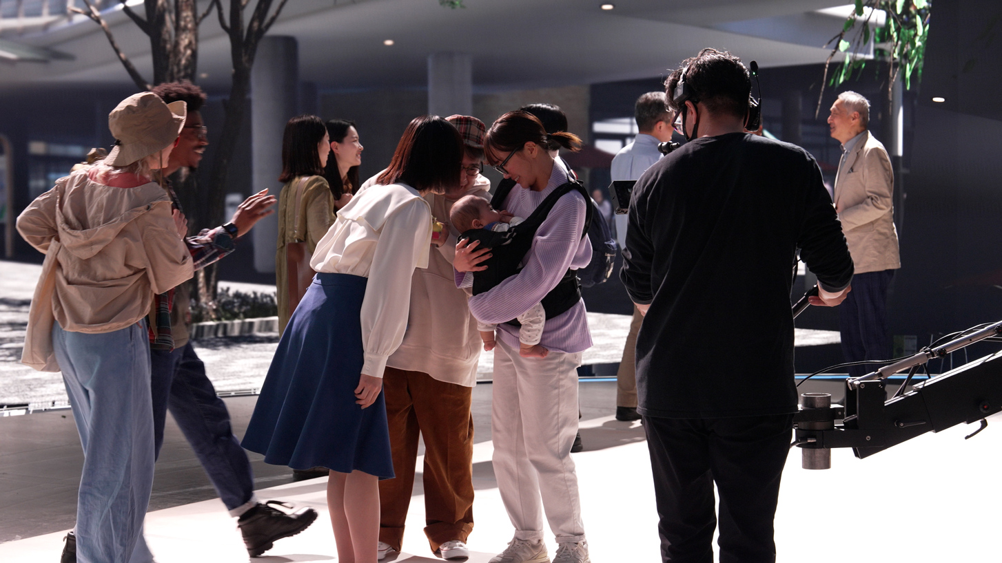 CM撮影の裏側画像